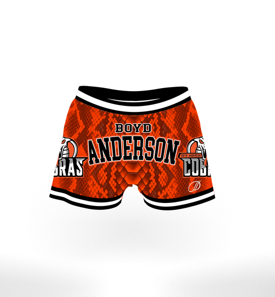 HBHS™ Boyd Anderson Alumni Shorts — Orange Snakeskin